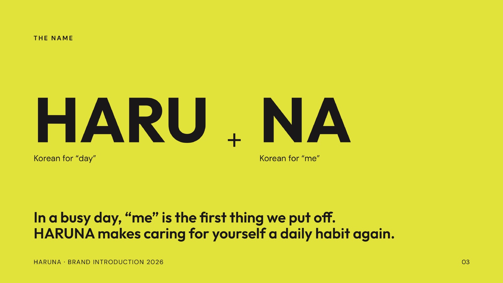 HARUNA Brand Introduction, page 3